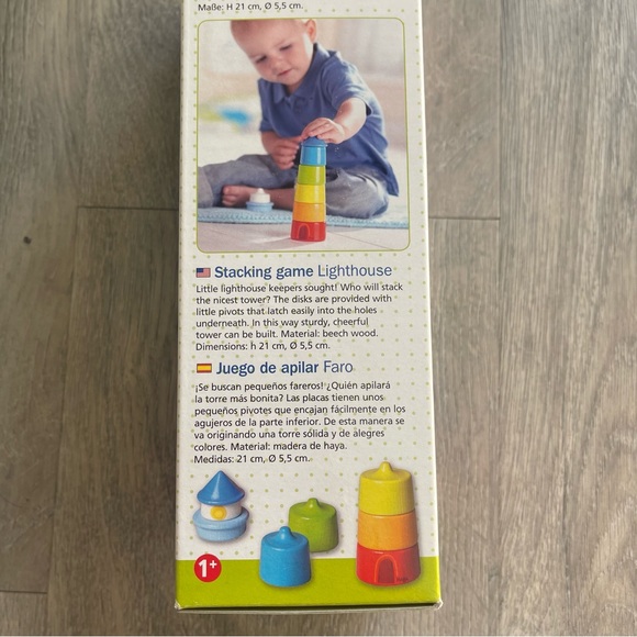 HABA Lighthouse Stacking Game - Picture 5 of 5
